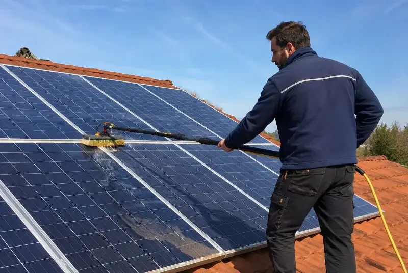 Nettoyage et entretien de panneaux solaires à Saint-Affrique-les-Montagnes